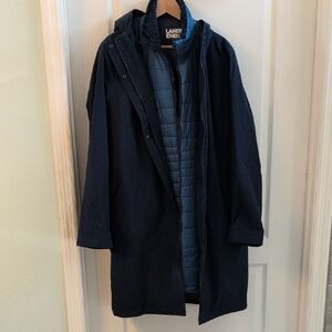 Lands' End Women's 3-in-1 waterproof coat